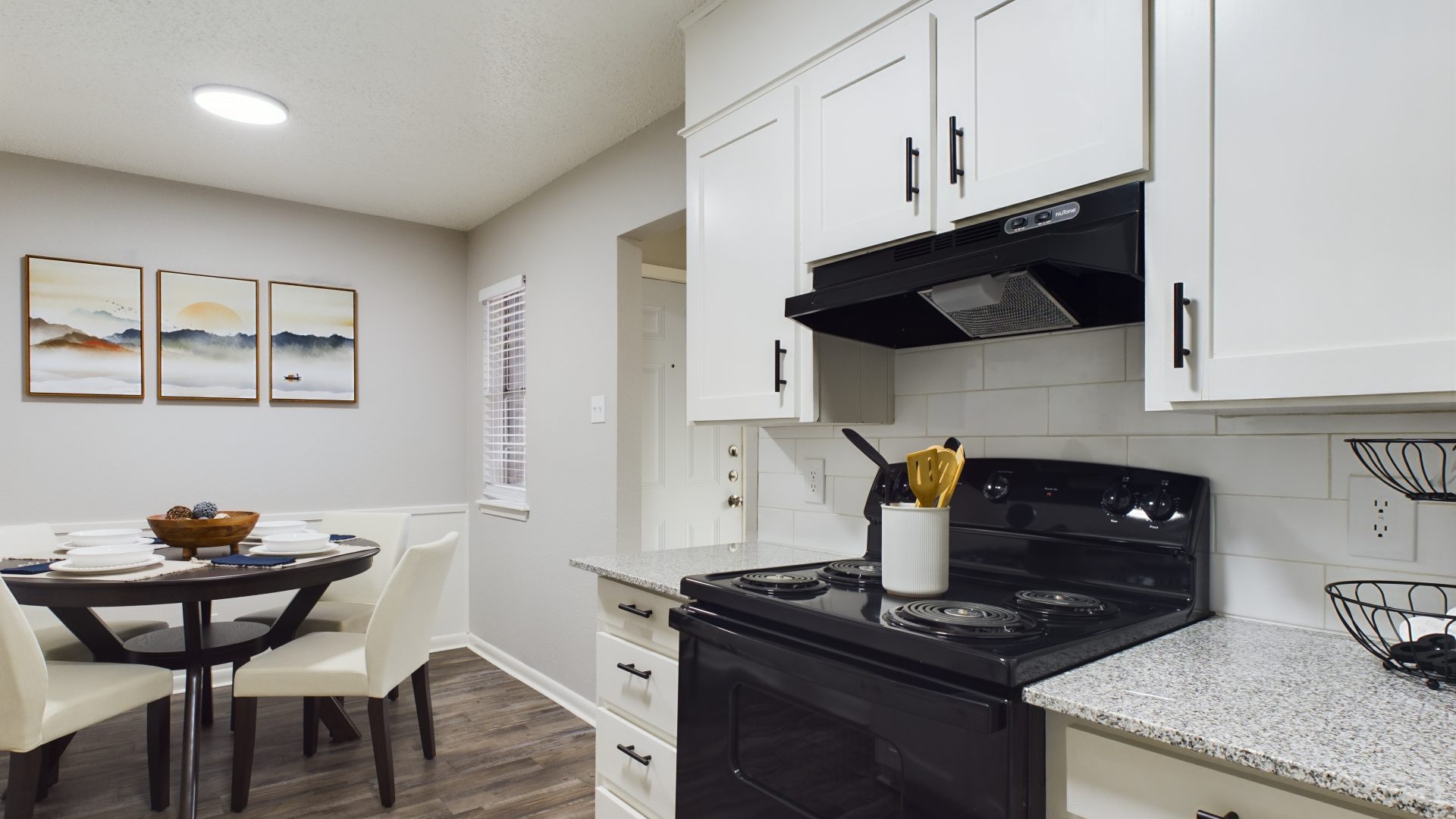 kitchen at The  Landing Apartments